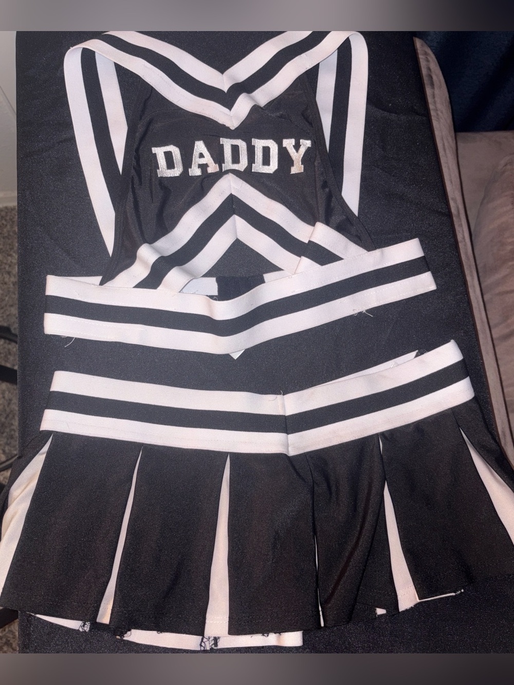 Black & White 'DADDY' 2 PC outfit